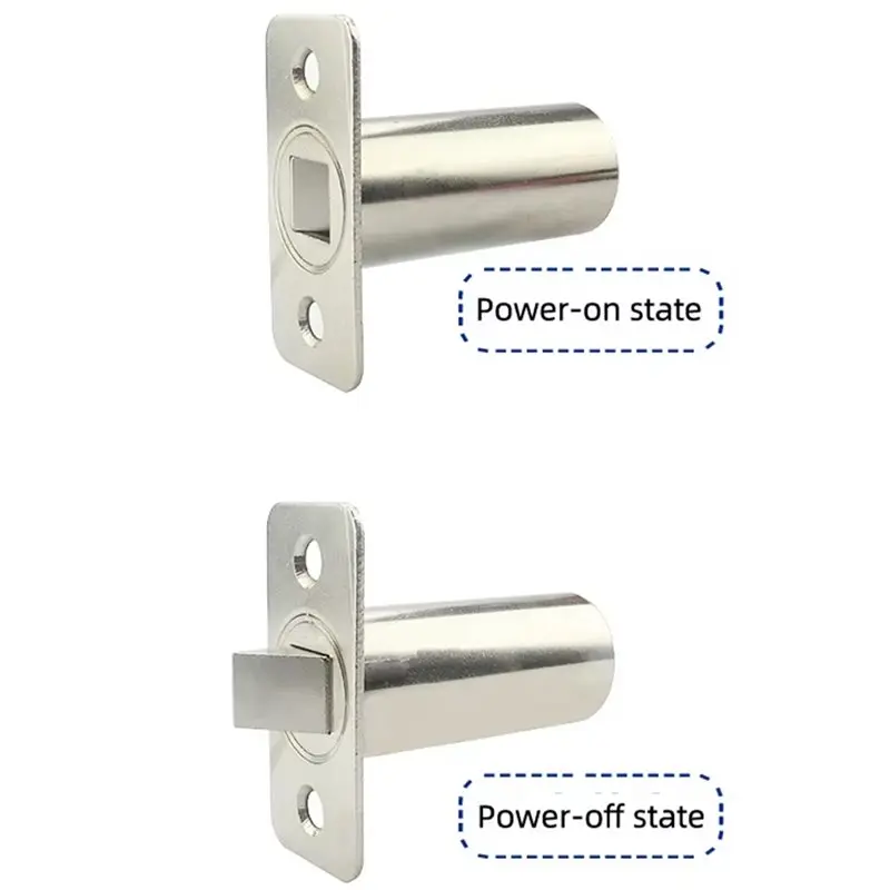【علامة تجارية جديدة】قفل باب مدمج للتحكم الكهربائي DC12V24V قفل كهرومغناطيسي للتحكم في الوصول قفل مسمار كهربائي مخفي #5