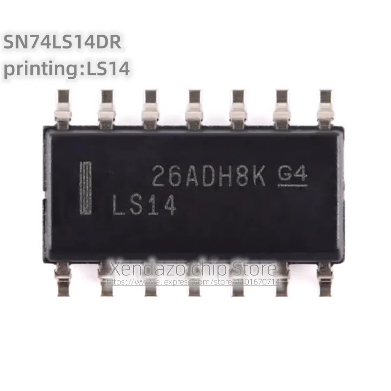 10pcs/lot SN74LS14DR printing LS14 SOP-14 package Original genuine Six channel Schmitt trigger inverter chip