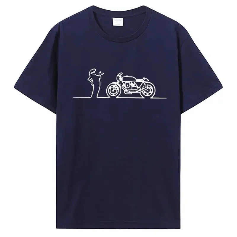 Men Women Moto Guzzi La Llnae Guzzisti Nomads T Shirt Lineman TV Series Clothing Cotton Tees T-Shirt Hip Hop Tshirt Streetwear