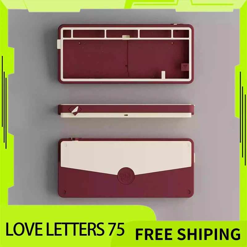 Love Letters 75 Mechanical Keyboard Kit 3 Mode Wireless Keyboard Kit RGB Aluminium Alloy PC Gamer Keyboard Kit Custom Accessory