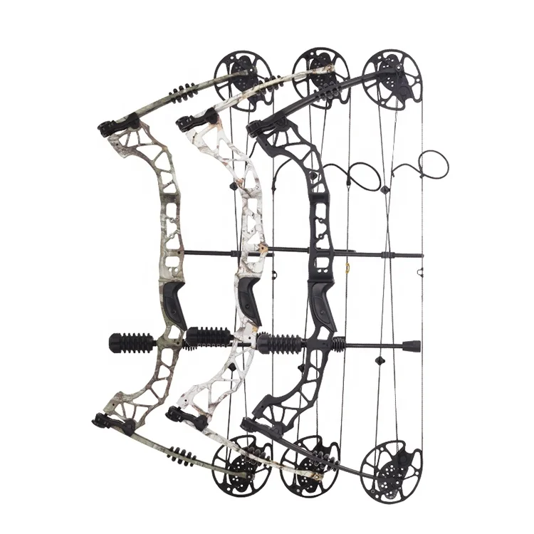 Archery Hunting al-mg alloy Compound bow set kit arco e flecha 70lbs Compound Bow with release sight stabilizer