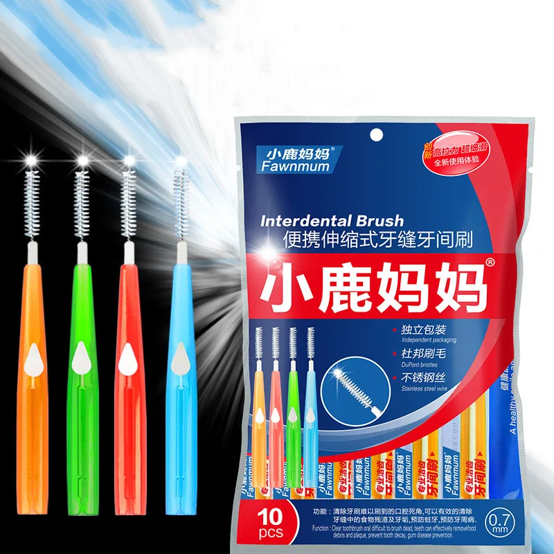 Hot Sale Interdental Brush Clean Between Retractable Toothpick Cleaning Dental Brushes Teeth Oral Hygiene Care Tools