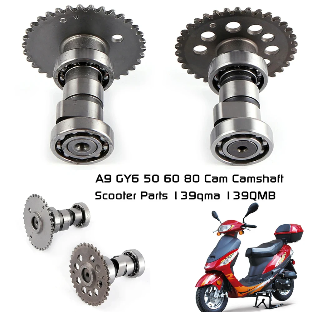 Scooter Camshaft A9 Racing Cam Performance Racing Cam A9 GY6 50 60 80 Cam Camshaft Scooter Parts 139qma 139QMB