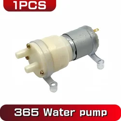 Micro Water Pump 365 Motor DC 12V Self Priming Pump Silent Electric Diaphragm Pump Large Flow 1.45L/Min ABS Food Grade