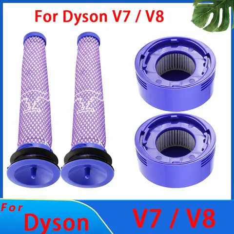 Filtr HEPA do odkurzacza automatycznego Dyson V8 V7, akcesoria, wymienny filtr z możliwością mycia, części zamienne