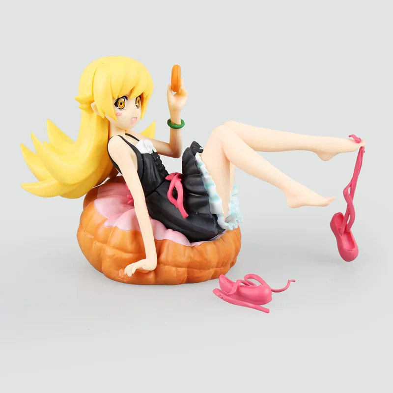 13cm Monogatari Nisemonogatari Oshino Shinobu Action Figure PVC Collection Model toys brinquedos for christmas gift