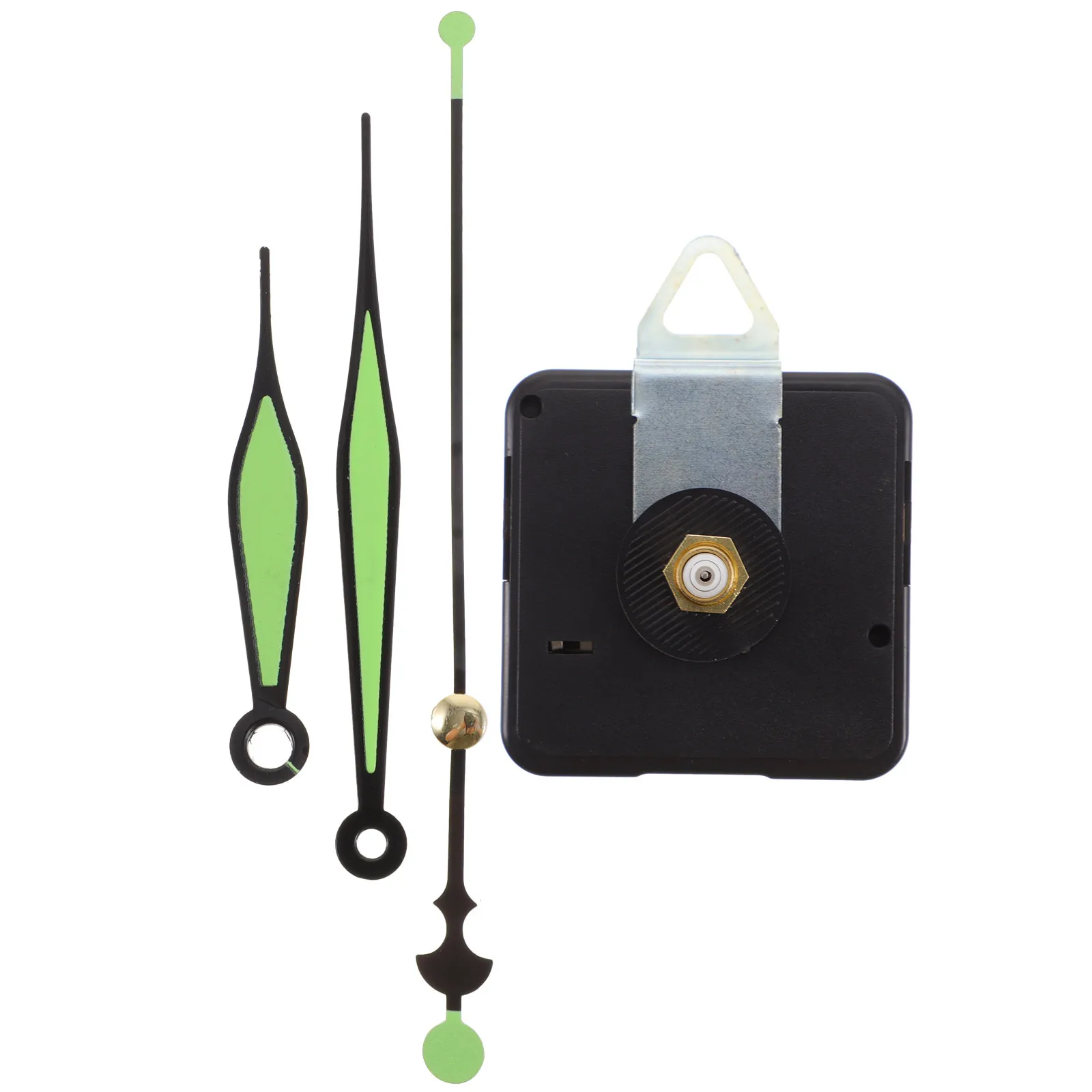 1Set Glow in The Dark Clock Mechanism Replacement Kit Quartz Silent Movement DIY Wall Clock Hands Motor Battery Operated Repair