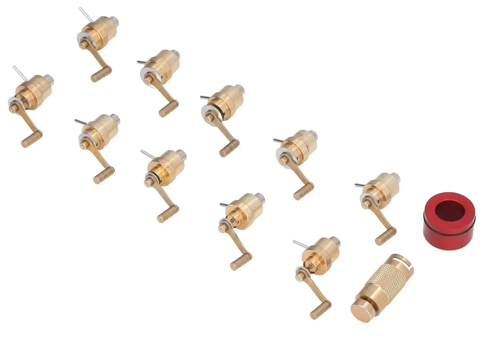 นาฬิกาซ่อมอุปกรณ์เสริม Mainspring Winder ชุดทองเหลืองนาฬิกาซ่อมเครื่องมือ DIY เครื่องมือช่างซ่อมนาฬิกาสําหรับช่างซ่อมนาฬิกา