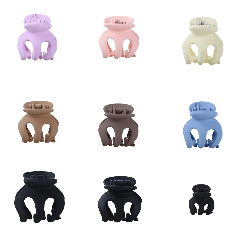 2/3.5/5cm High Ponytail Clip Small Hair Claw Invisible Pad Fixed Ponytail Artifact Girls Hairpin Cute Crab Clip Hair Accessories