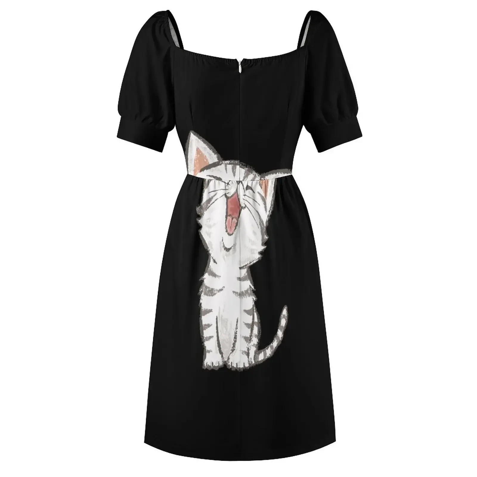 アメリカンショートヘアハッピー半袖ドレスダンスドレスレディースドレス