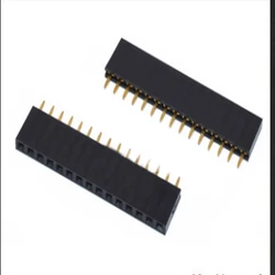 10PCS 1*15P 15Pin Single Row Female Straight Needle Female Connector Pitch 2.54MM For Arduino