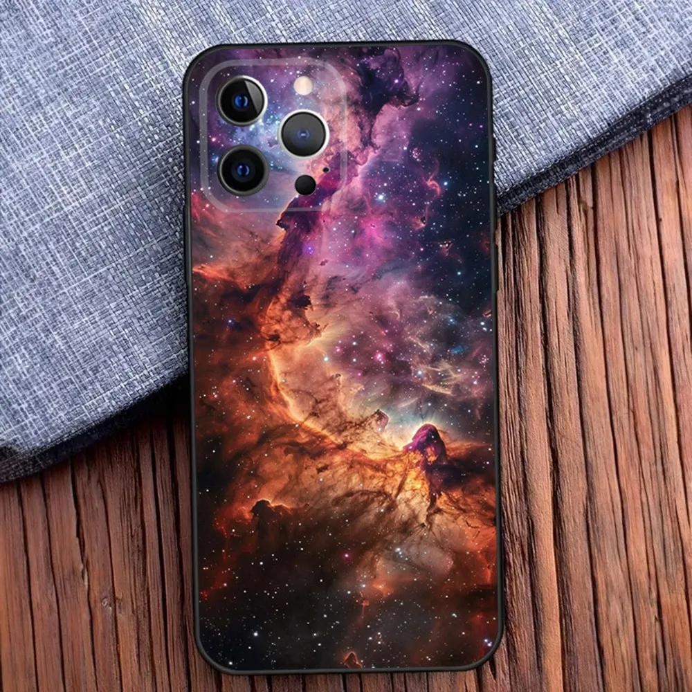 حافظة سيليكون ناعمة للآيفون ، الفضاء ، المجرة ، الكون الأسود ، المصغر ، الآيفون ، من من من من السيليكون من أجل الحصول على كل من: X ، X ، Pro ، XS ، Max ، XR ، Plus #4