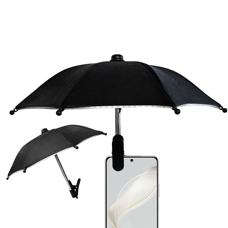 Mobile phone holder, sunscreen umbrella clip, outdoor mobile