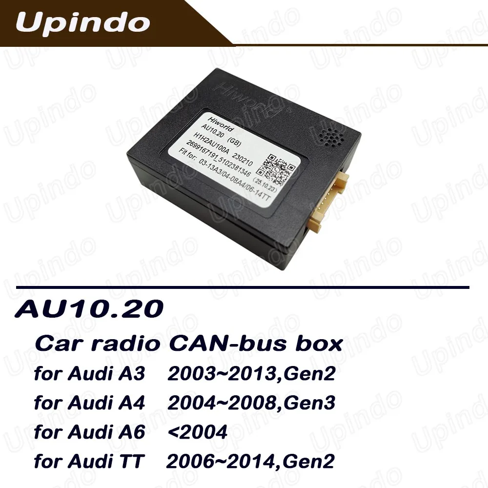 Android Car Radio CAN Bus Adapter Stereo Multimedia CAN Bus Box Decoder for Audi A3 A4 A6 TT