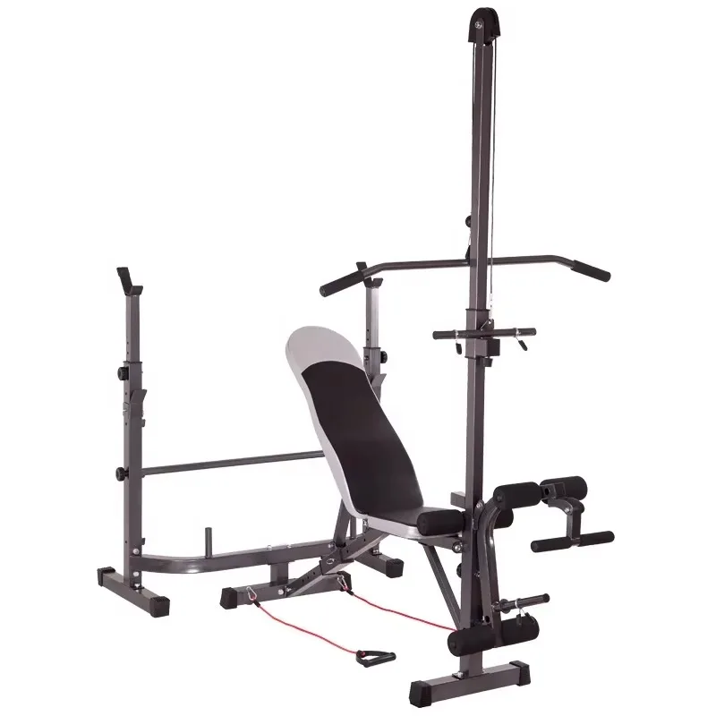 

High Pull Multifunctional Weight Bench Stable Structure For Weight Lifting Squat And Flat Bench Training New Arrival