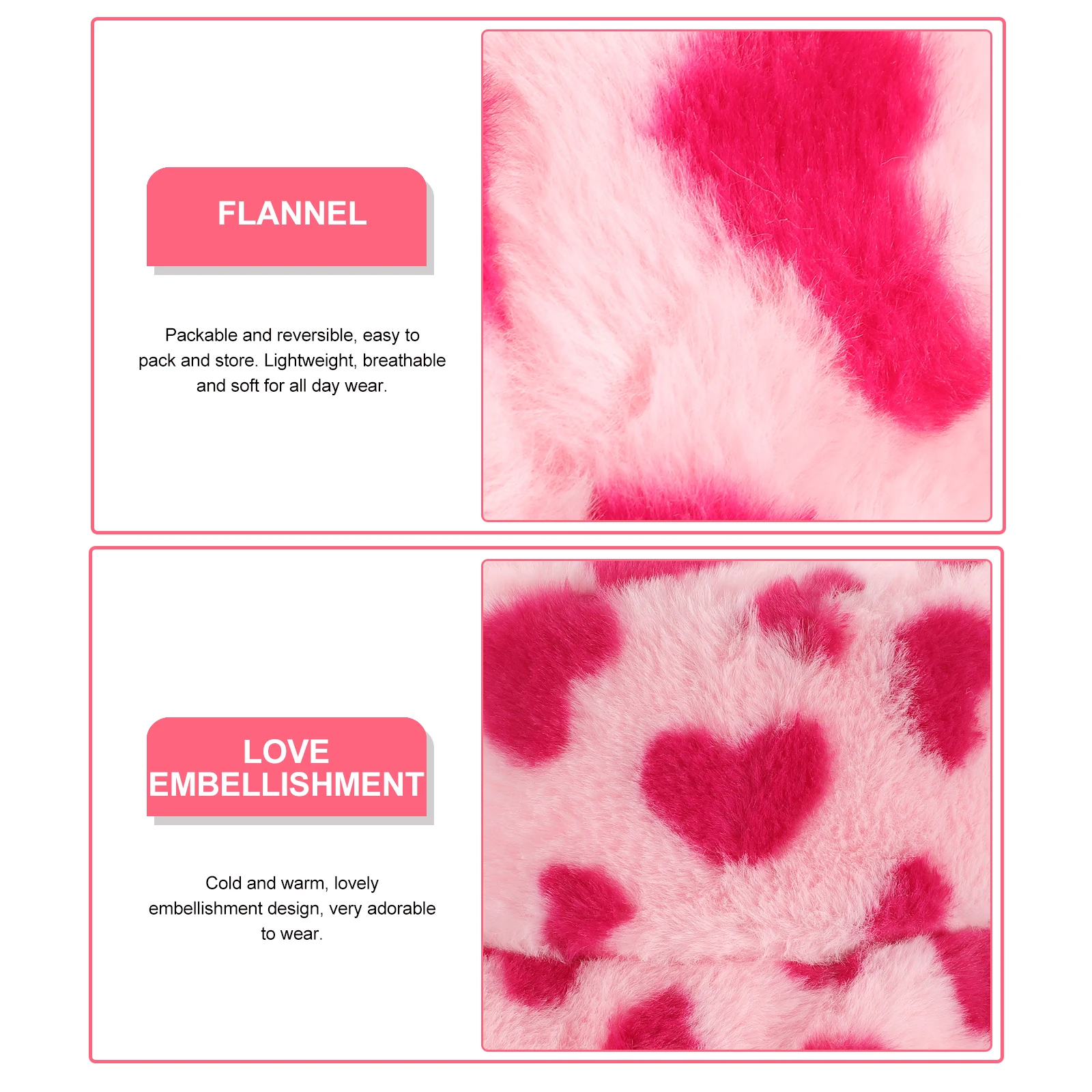 

Casual Bucket Hat Winter Warm Flannel Lightweight Breathable Reversible Trendy Fisherman Hat for Girls Teens