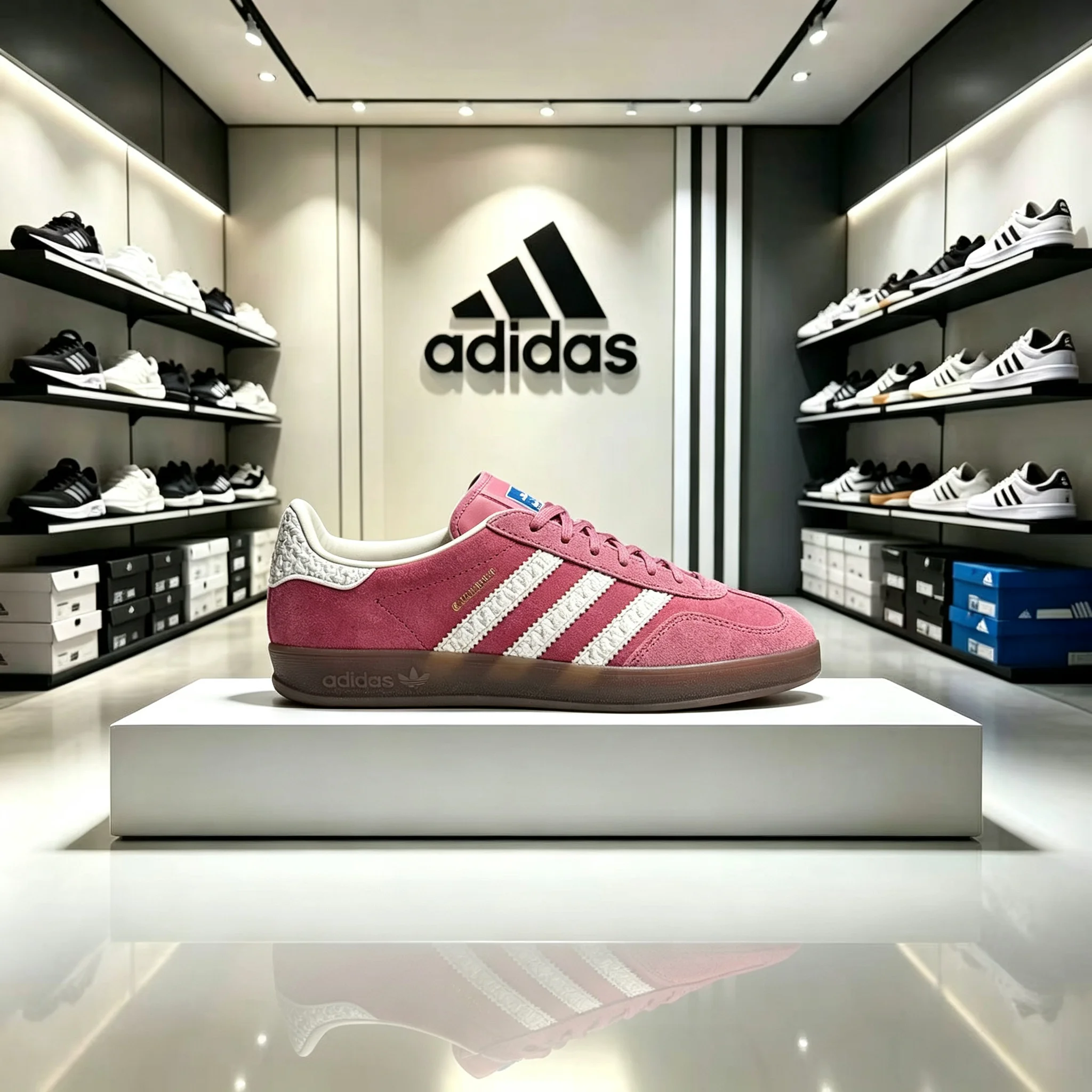 Adidas Originals GAZELLE INDOOR Strawberry Bear Training Shoes Skate Shoes IF1809