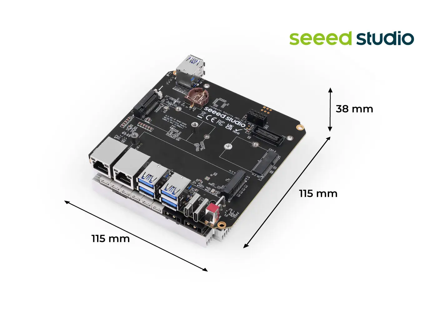 Repcompresor Robotics J401 Placa portadora para Jetson Orin Nano/Orin NX