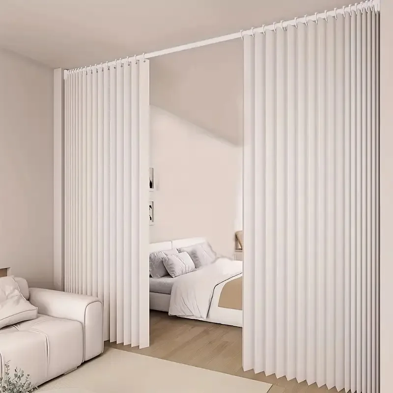 Room Divider Curtain for Living Room and Bedroom, Privacy Partition for Closet, Doorway and Rental Space Corner