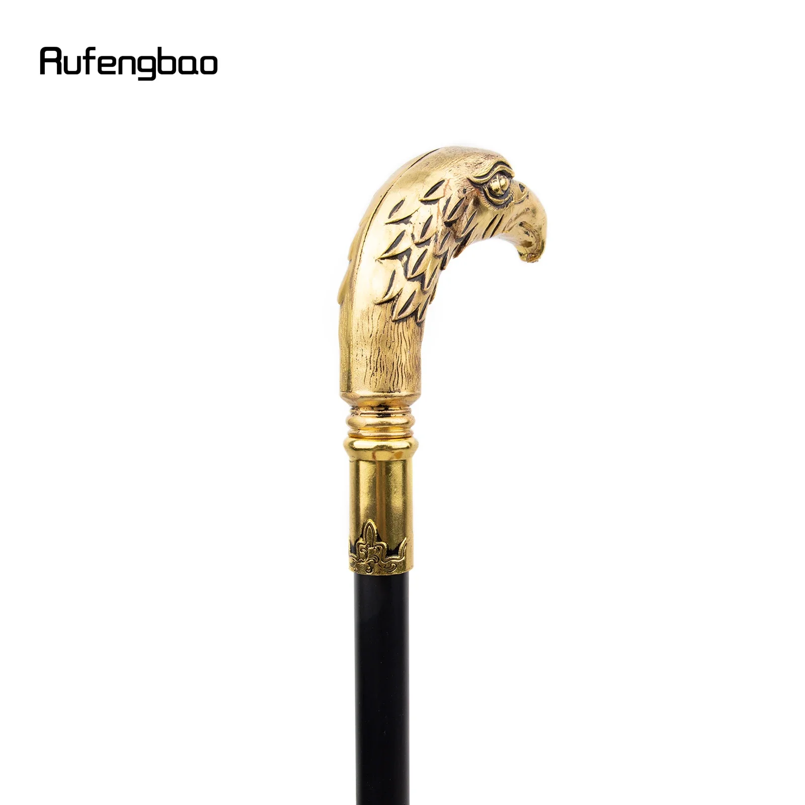 Golden Long Head Eagle Walking Stick, Vampire Cosplay, Articulação Única, Fantasia de Vampiro, Vampiro, Bastão Halloween, Crosier, Moda, 93cm