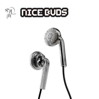 MOONDROP NICE BUDS Auriculares de cabeza plana 15.4 Controlador dinámico Auriculares con cable