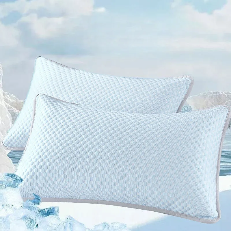 

Летняя охлаждающая наволочка, однотонная наволочка с ледяными бобами, ощущение прохлады, чехол для кондиционера, моющийся (без подушки), 67x45 см