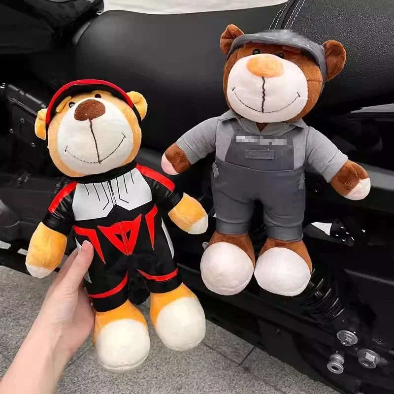 Bear Pendant Car Decoration Motorcycle Decoration Motorcycle Harley Motorcycle Teddy Bear Doll Plush Accessories