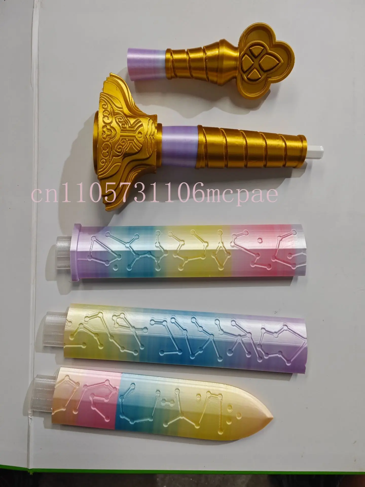 Kpop Rumi Demon Hunters Cosplay Spada Luci Armi Puntelli di gioco di ruolo per ragazza Gruppo Idol Accessori per costumi di carnevale di Halloween