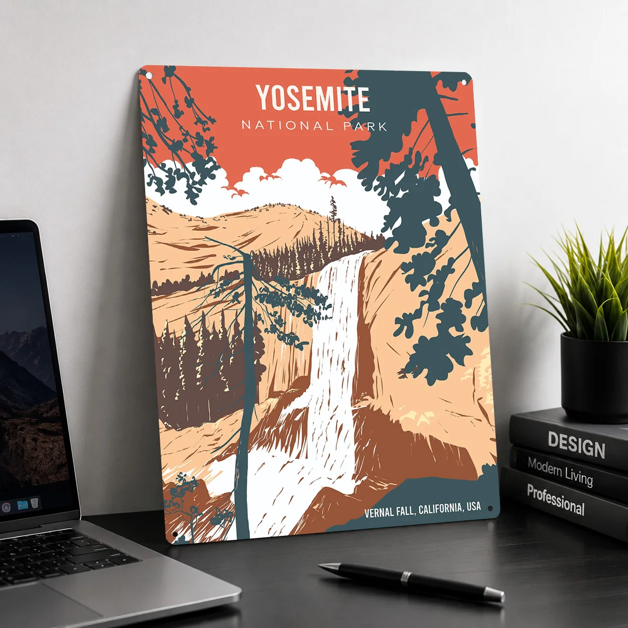 Yosemite National Park Travel Metal Poster Perfect Gift for Fans Lovers Customized Wall Art Metal Sign for Garage Decoration