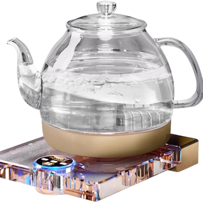 

220 В чайник из хрустального стекла, маленькая емкость, бытовой, интеллектуальный, с постоянной температурой, кипящая вода, чайник, офисное приготовление чая