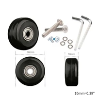 1 Pc Universal Suitcase Wheel Trolley Travel Flexible Mute Luggage Suitcase Swivel Wheel Replacement Repair Accessory 6