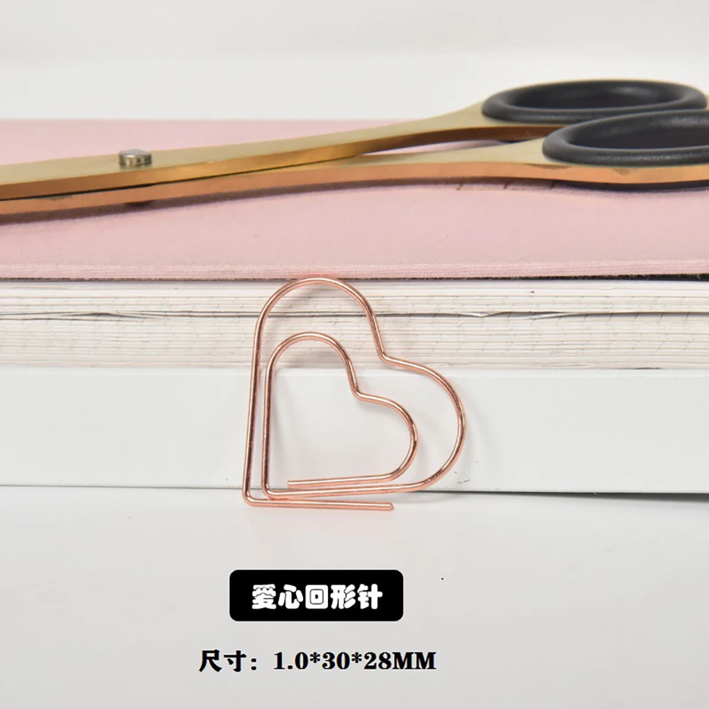 Mini Metal Love Diamond Crown Envelope Paper Clips Photo Tickets Office School Home Document Notes Organization Binder Clips