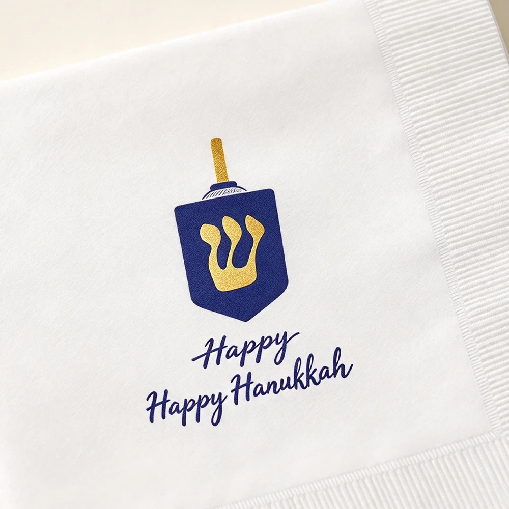 20pcs Hanukkah Dinner Napkins Chanukah Festival Tableware Jewish Holiday Celebration Home Hanukkah Party Supplies