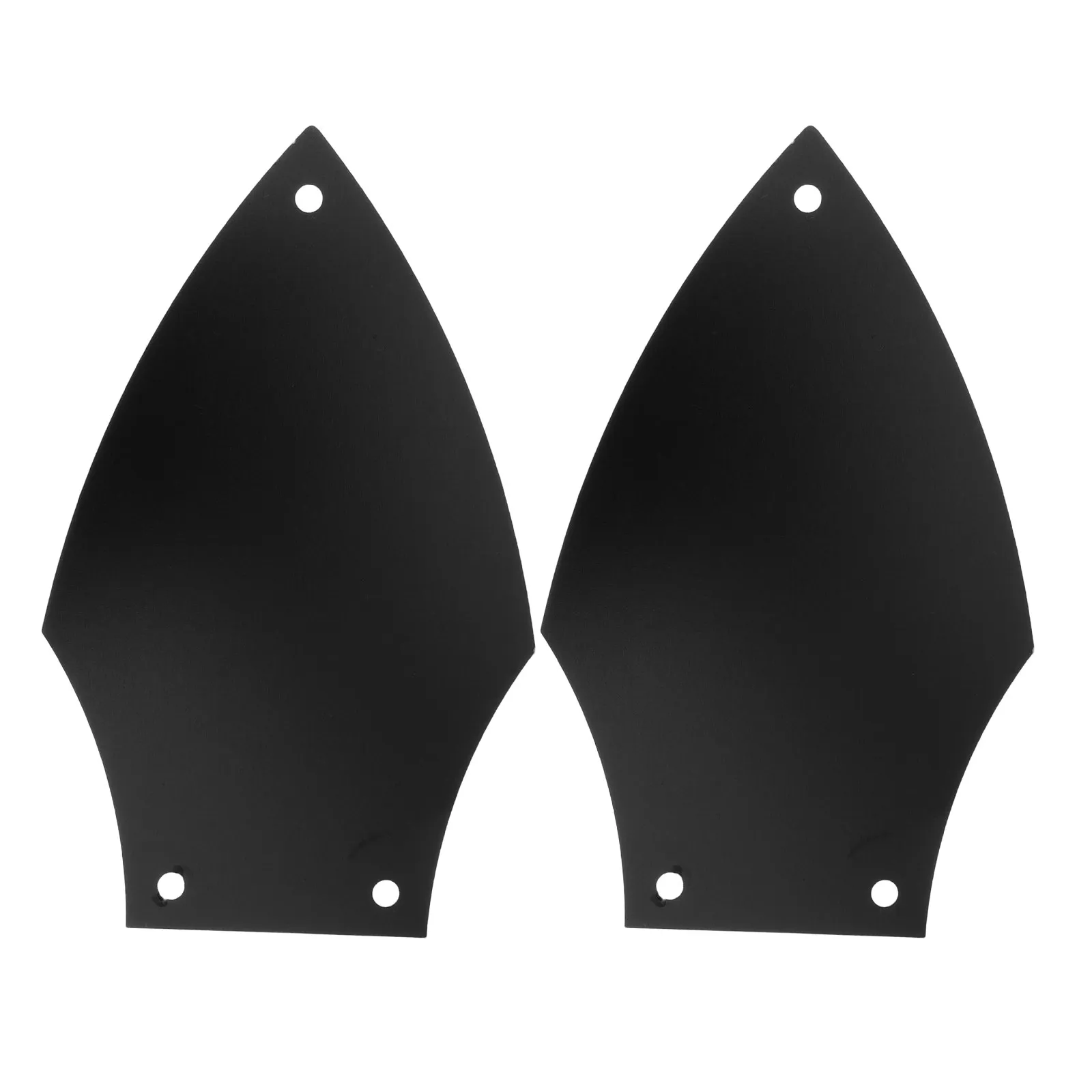 2Pcs Aluminum Alloy Bass Guitar Truss Rod Cover Plate Gold Finish Protective Shield for Electric Guitar Neck Plate Replacement