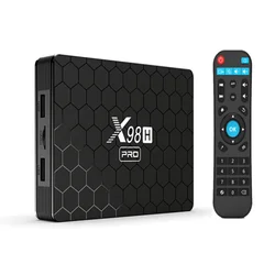 Media Player Set Top Box, Android 12, X98H Pro, 4GB RAM, 64GB ROM, Allwinner H618, HDR10, WiFi 6, 1080p, BT5 1000M