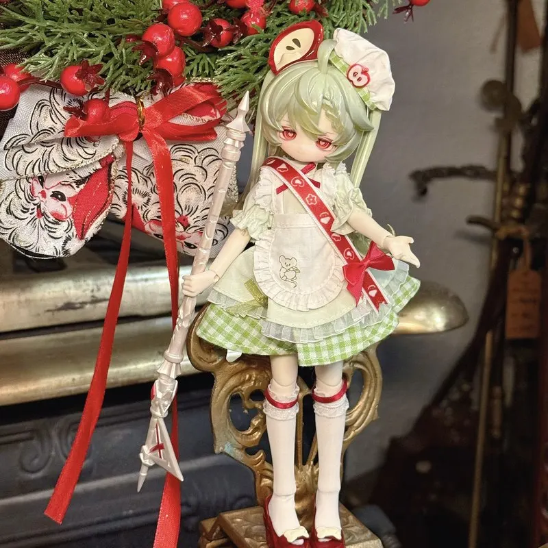 ตุ๊กตา Inedible Doll Lunar Lore Series 1/8 Bjd รุ่นลิมิเต็ดอิดิชั่น แบบแขวนการ์ด Mango Pup/Apple Mousie ตุ๊กตาข้อต่อขยับได้ ของตกแต่ง ของขวัญ มีสินค้าพร้อมส่ง