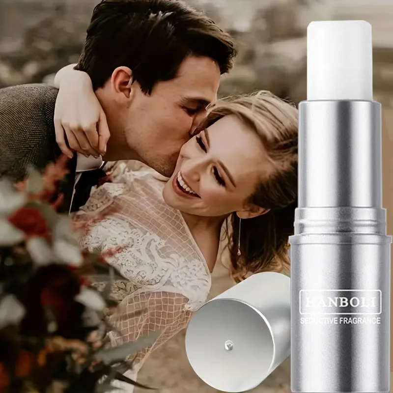Silver Tube Woman Solid Perfume Portable Solid Balm Fresh Elegant Longlasting Fragrances Cream Plant Flower Body Aroma Deodorant