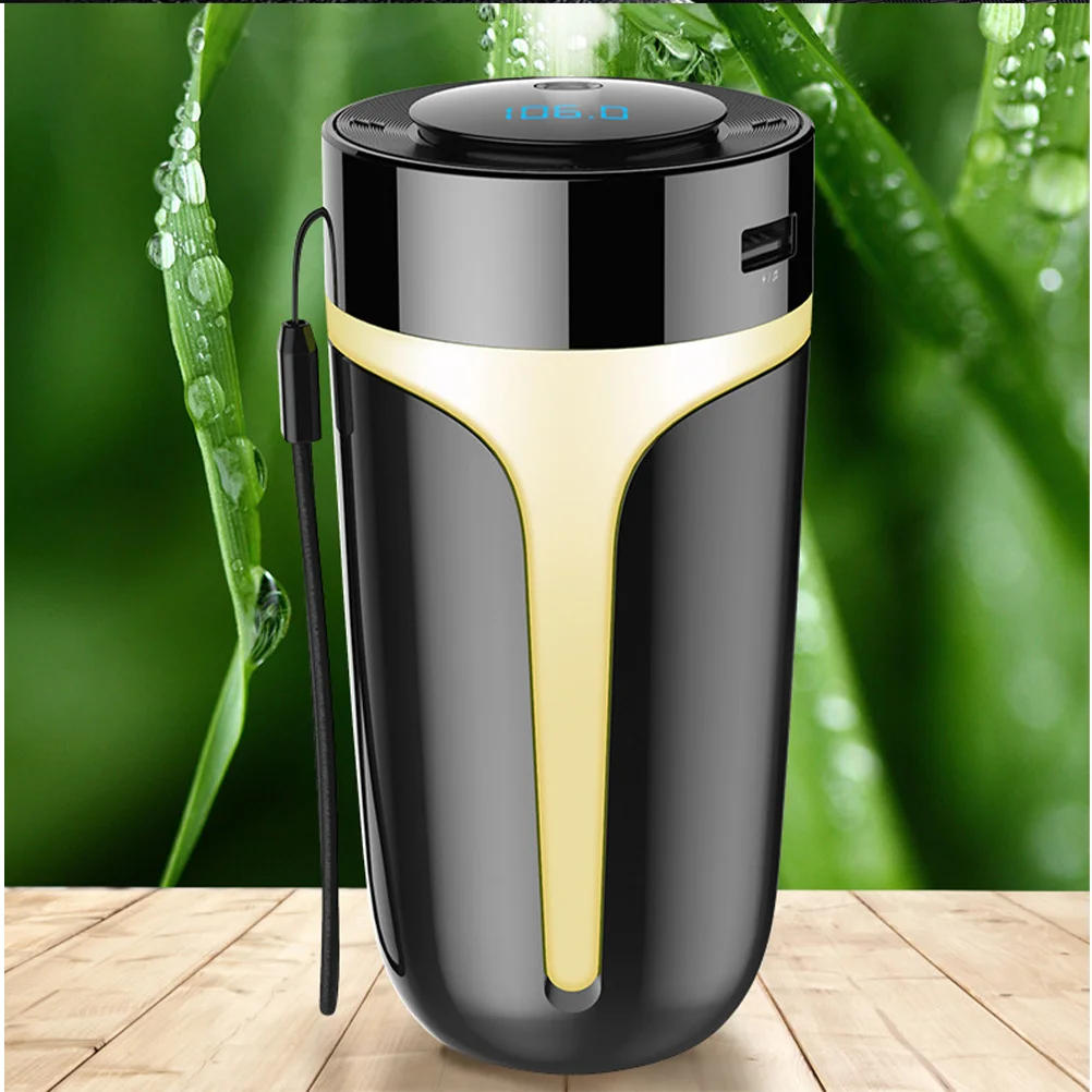

1Pcs Car USB Humidifier Portable Vehicle Air Moisturizer with Mp3 Function Multi-Use Home Office Quiet Design Black