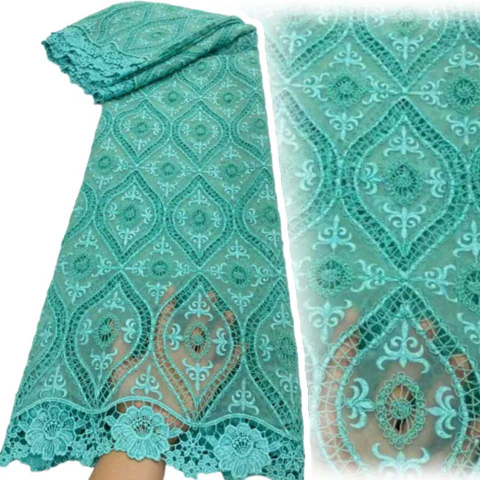 

Африканская кружевная ткань с блестками, нигерийский тюль, сетчатая кружевная французская сетчатая кружевная ткань в сенегальском стиле для свадебного платья, 5 ярдов AH1303