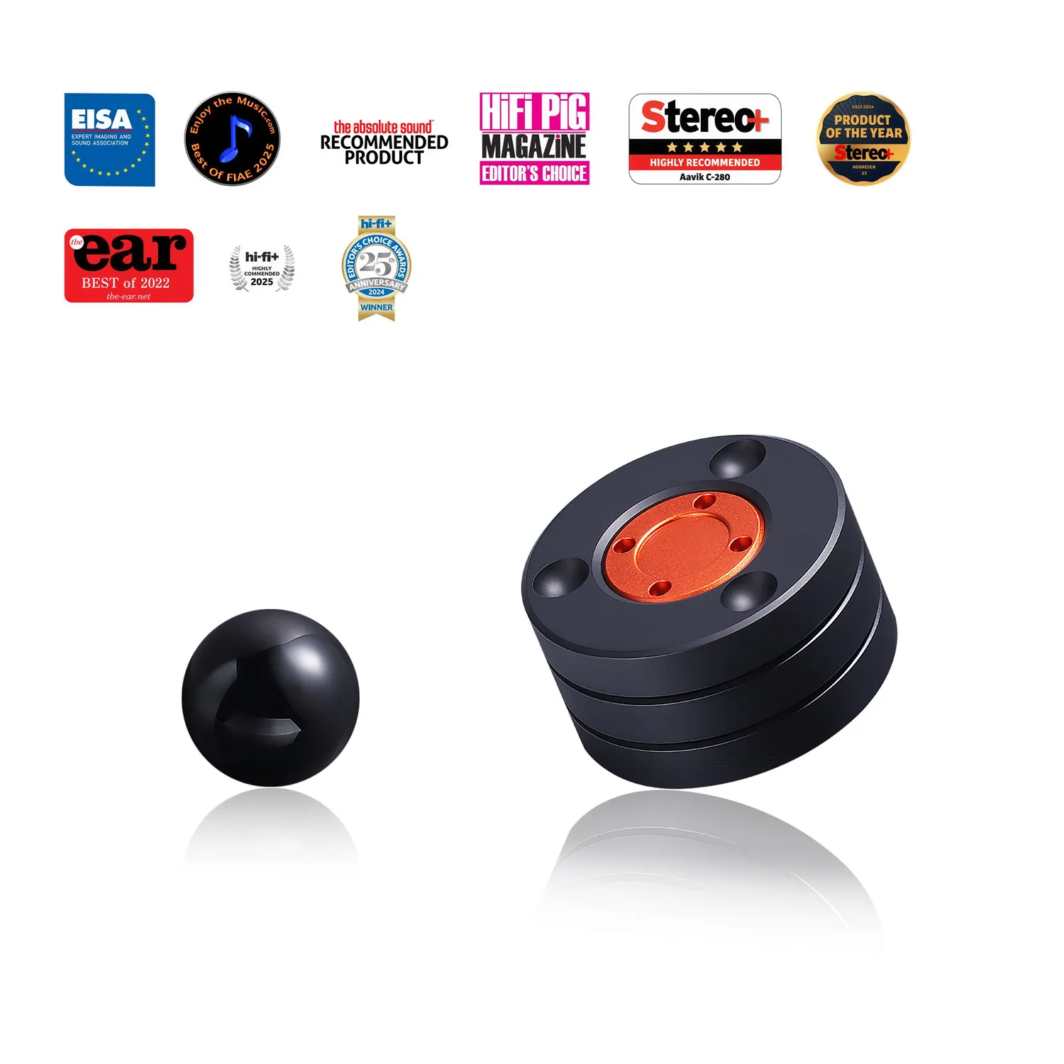 Danish Axxess Noir Series High-End Audio Anti-Vibration Pads