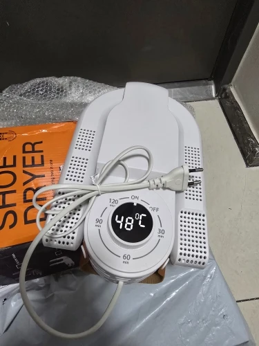 HOMEFISH Intelligent Shoe Dryer Quick Drying Deodorizing Sterilizing Adjustable Timer Household Shoe Warmer And Heater photo review