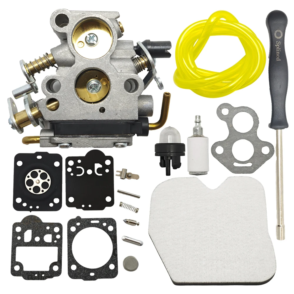 المكربن Carb طقم تصليح ل Husqvarna 235 236 240 235E 240E الهواء مرشح الوقود خط التمهيدي لمبة طوقا بالمنشار استبدال جزء #1