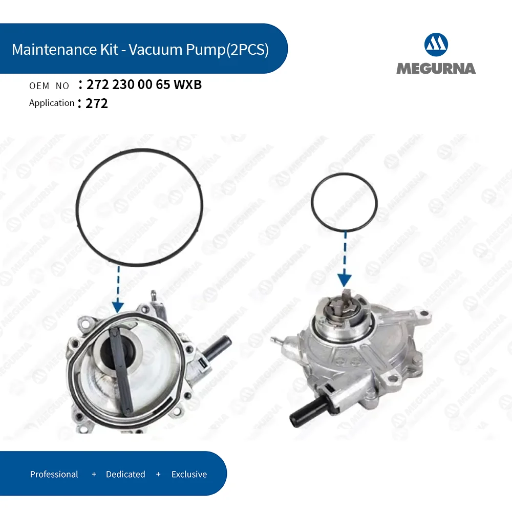 2pcs Engine Part Vacuum Pump Full Set Seal Gasket Repair Kit for Mercedes Benz M272 A209 C209 C219 W203 W204 S204 W212 W164 W221