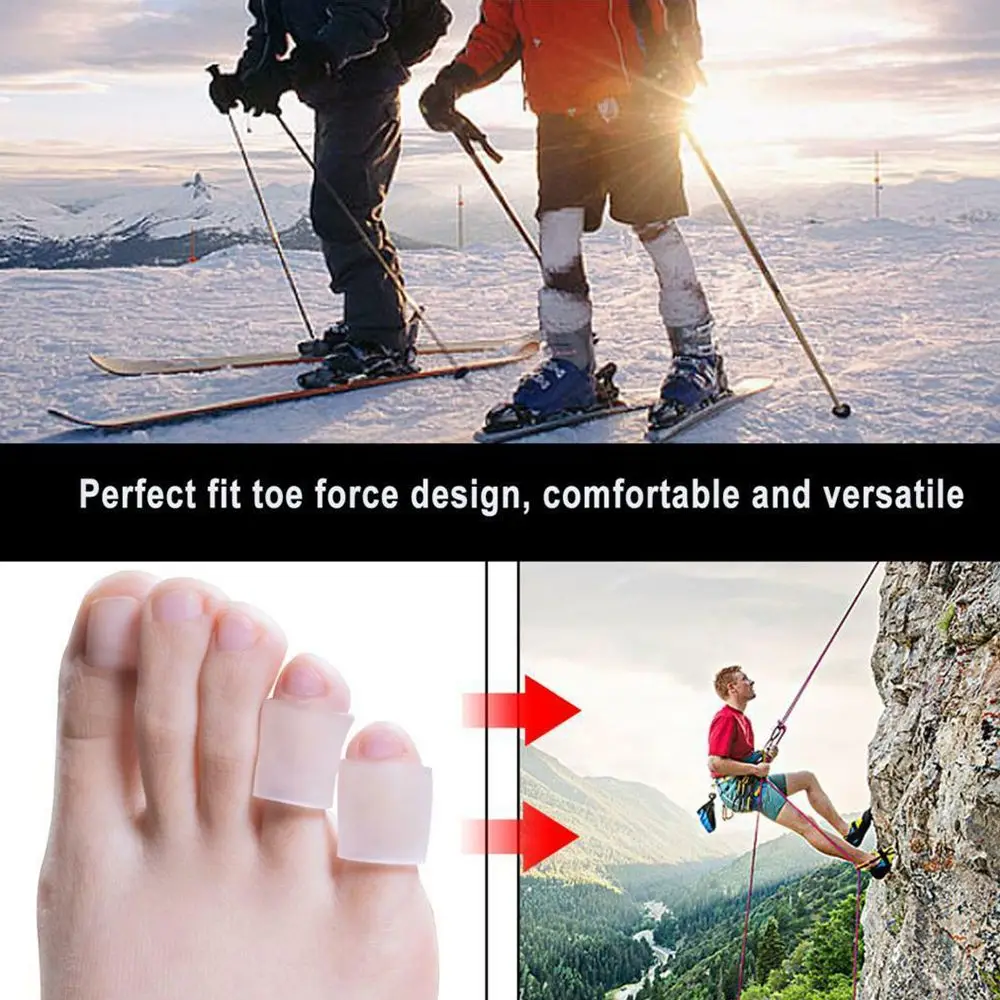 Silicone Valgus Orthopedic Hammer Pain relief Foot Pedicure tools Fingers Protector Toe Separator Foot care Toe Valgus