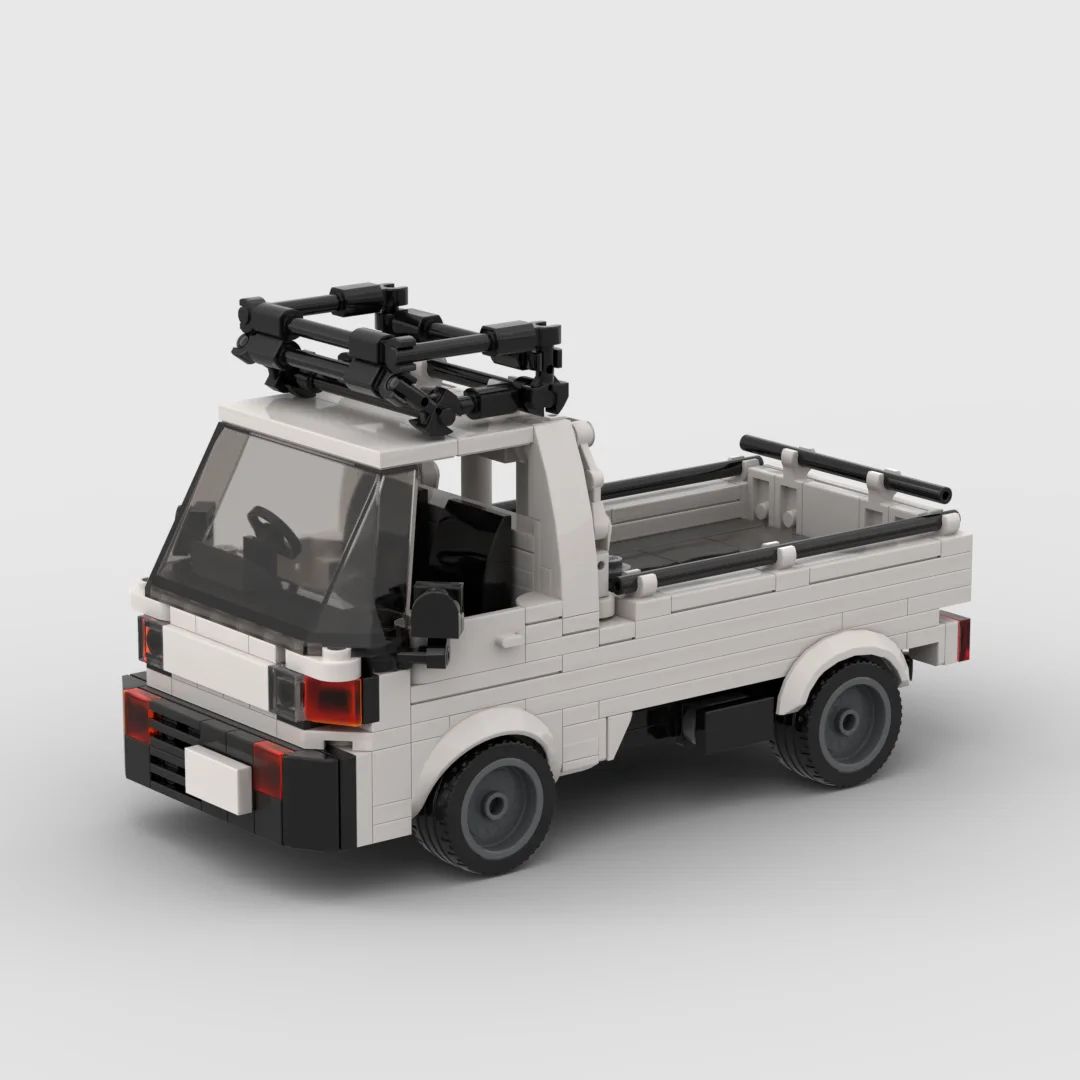 MOC Subaru STI-coche deportivo de carreras, coche de carreras, campeón de velocidad, bloques de construcción, garaje creativo, juguetes para niños,