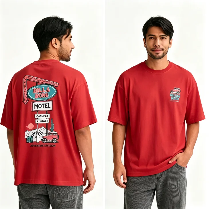 2026 Vintage Desert Highway Motel Sign Graphic T Shirt Men White Short Sleeve O-neck Cotton Casual Unisex Streetwear Tees