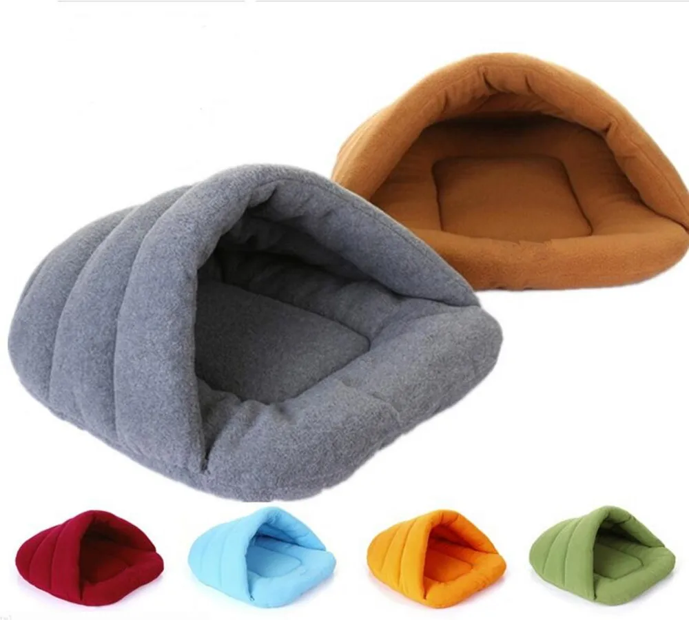 Pet House Dog Slipper Nest Bed Cat Sleeping Bag Fleece Warm Pet Kennel Puppy Mat Home Pet Product Large Dog Warm Ben XS-L