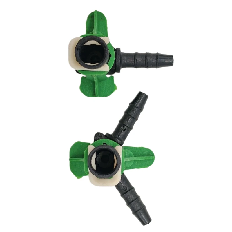 Mini small connector two-way and three-way injector return pipe T-connector high-pressure common rail small L  joint 1 PCS a lot