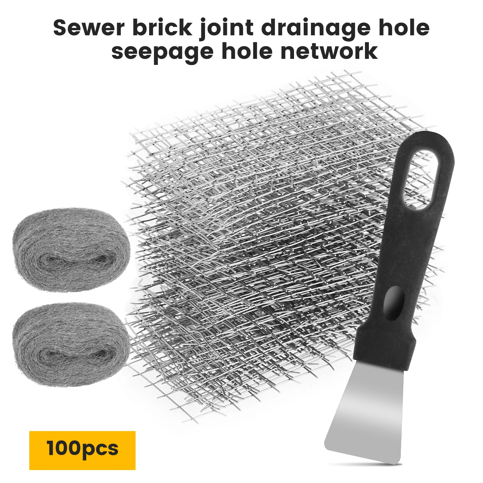 

Brick Weep Hole Covers Stainless Steel Weep Holes Covers Cuttable Weep Hole Mesh Cover Stackable Brick Weep Hole Fillers with