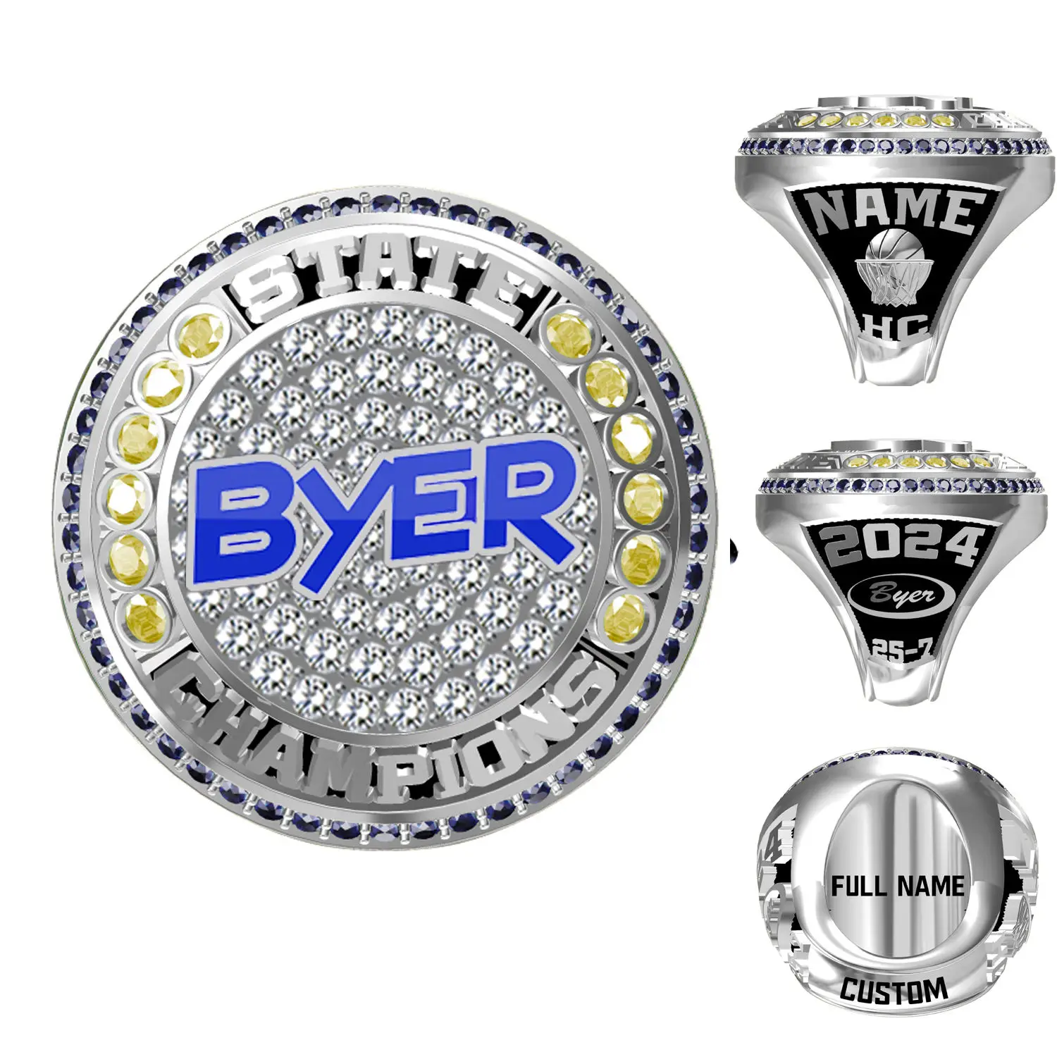 Customized sports event championship rings   Customized championship rings for rugby, baseball, ice hockey, basketball   Champio